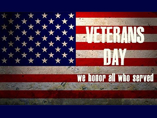 Veterans Day Holiday Hours Banner