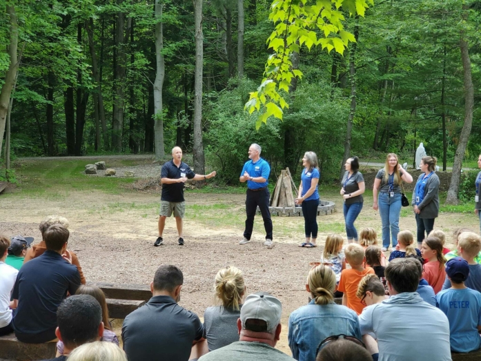 Erie FCU Crew at Camp Notre Dame