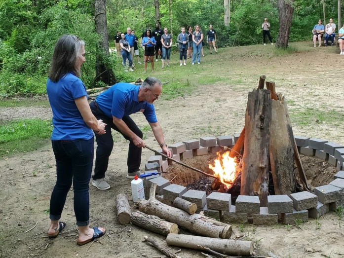 Erie FCU Crew at Camp Notre Dame