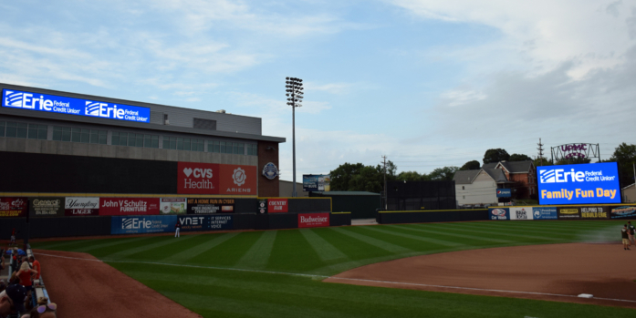 Stadium shot of Erie SeaWolves LP